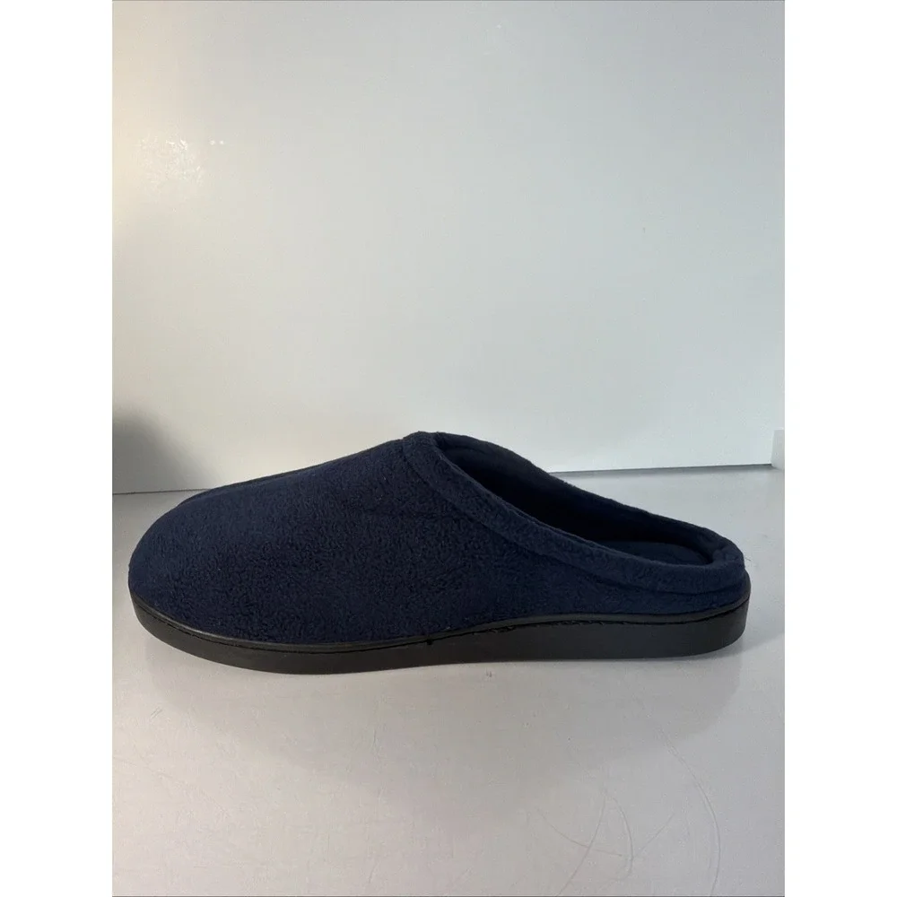 New King Size Comfortable Navy Clog Slip On Slippers Size 10W Men Soft Padding